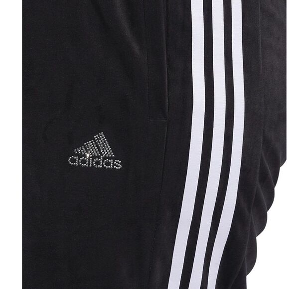 Adidas Plus Y2K Glam Velour Wide-Leg Track Pants- Size 1X - Picture 4 of 11